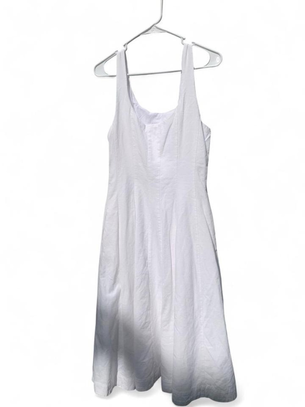 a new day White Midi Dress